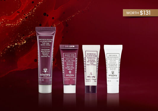 Complimentary gift with minimum spend $400